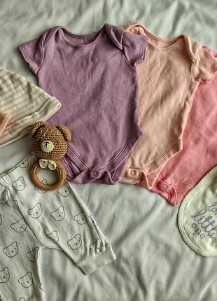 Комплект одягу для немовлят дівчаток 🩷 набір боді 💕🧸