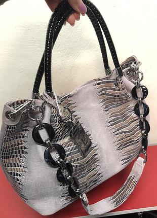 Сумка з натуральної шкіри жіноча