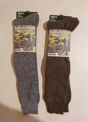 Носки высокие для сапог / гетры wellington boot socks mens,р. eur 39-45.