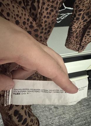 Плаття міні з тваринним принтом 6