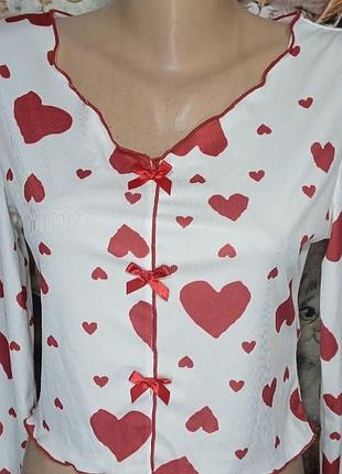 Кофта сердечки 💓❤️