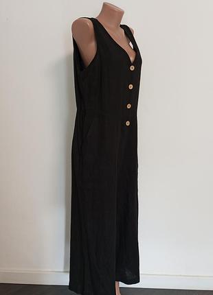 Летний комбинезон супер состав,вискоза +лен, широки брюки от бедра