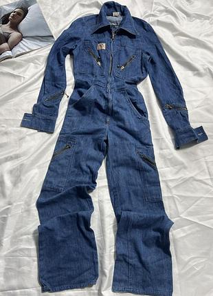Джинсовий комбінезон