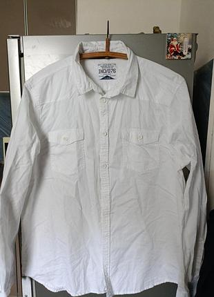 Рубашка, 50/52р, длина 80, плечи 54, грудь 128см