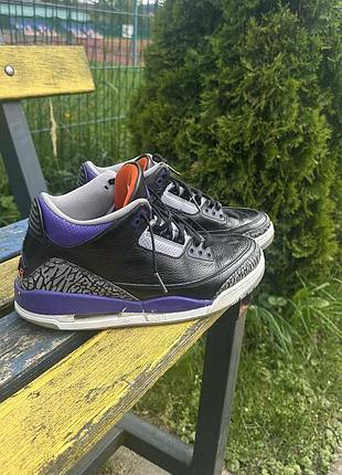 Кросівки nike air jordan 3 retro black 3