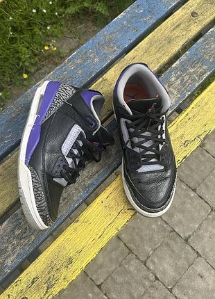 Кросівки nike air jordan 3 retro black 2