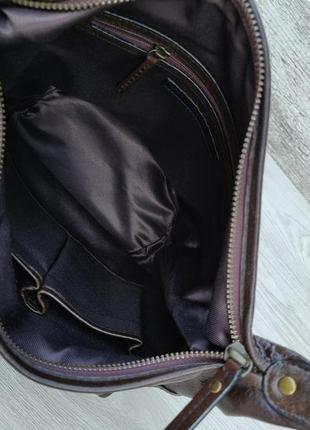 Marks & spencer кожаная сумка кросс боди / на плечо 100% оригинал7 фото
