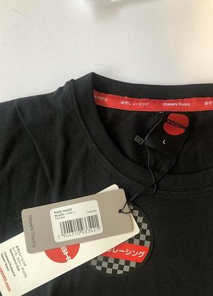 Футболка ozoshi oz93340, чорна бавовна 100%