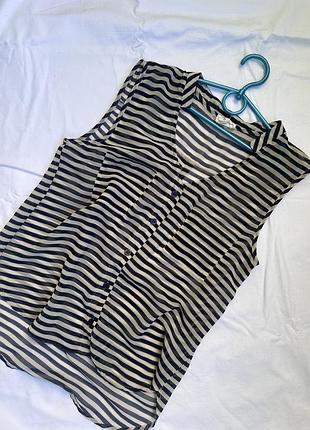 Жіночка майка напівпрозора безрукавка в сіточку