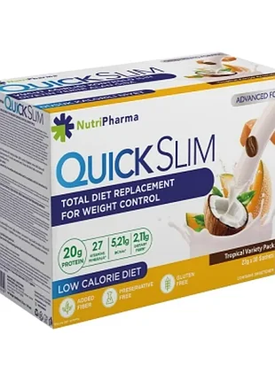 Коктейль quick slim "микс экзотических вкусов", 30 саше по 23 г