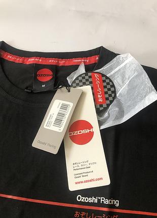 Футболка ozoshi serno oz93328, чорний бавовна 100%