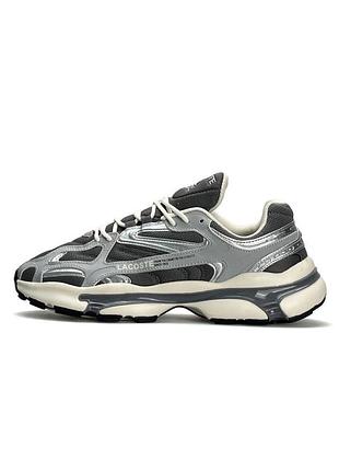 👟 чоловічі кросівки lacoste l003 2k24 grey silver  👟