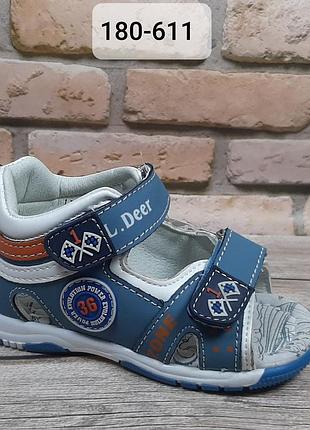 Детские босоножки b&amp;g 22. 27p