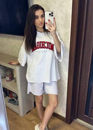 Костюм з шортами шорти і футболка5 фото