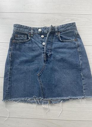 Коротка джинсова спідниця від h&m