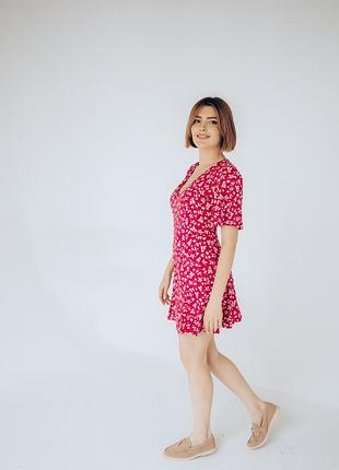 Сукня літо котон міні cotton натуральний склад якісні матеріали7 фото