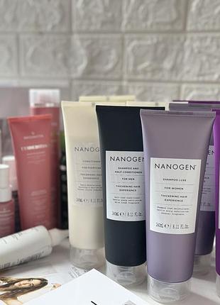 Шампунь для укріплення, відновлення,  від випадіння nanogen shampoo luxe for women 240 мл