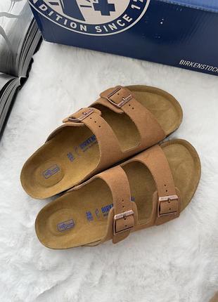 Шльопанці тапки birkenstock arizona coffe