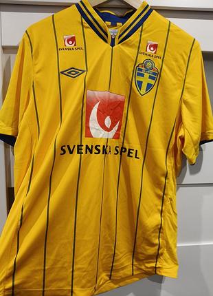 Футболка сборной швеции с евро 2012, umbro