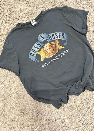 Футболка мерч guns and roses