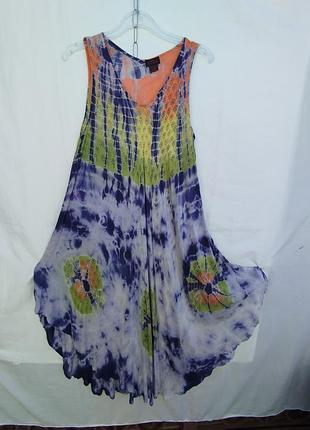 Платье летнее, женское,kian, большой размер,миди.