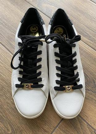 Кеды michael kors, натуральная кожа, размер 8,5 (25,5 стопа)