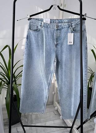 Джинси wide leg з високою посадкою від c&a
