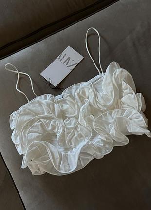 Топ zara білий