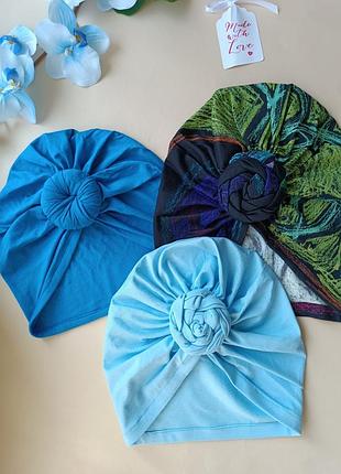 Тюрбан женский хлопок трикотаж чалма летняя
