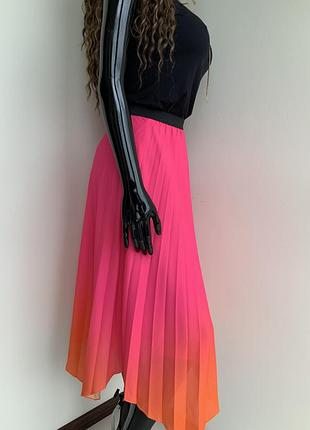 F&f яскрава градієнт спідниця пліссе на гумці