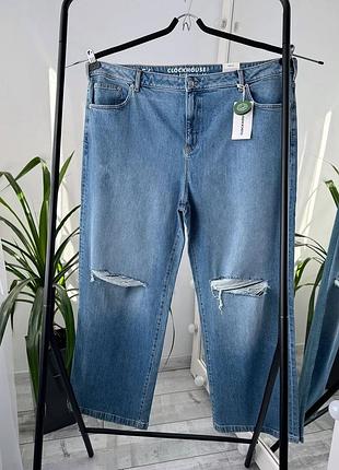 Джинси wide leg з високою посадкою від c&a