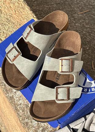 Birkenstock з туреччини в сірому кольорі