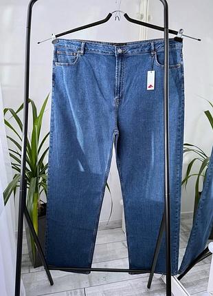 Джинси straight з високою посадкою від asos