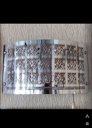 Необычный светильник картина на стену бра