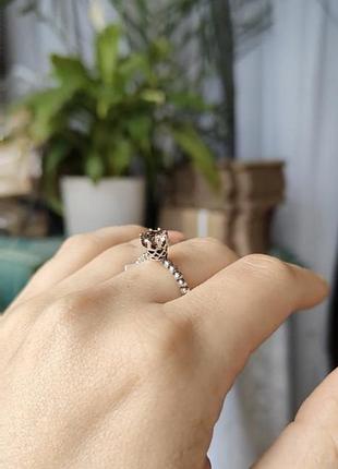 Серебрянное кольцо с султанитом 2