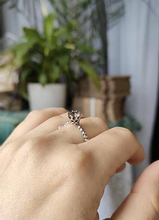 Серебрянное кольцо с султанитом 5