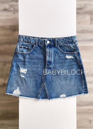 Джинсова спідниця zara