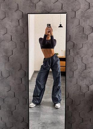 Карго брюки широкие парашюты парашюты брюки для танцев у2к у2к у2к широта для танков 233