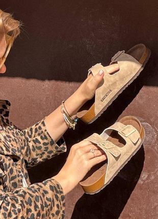 Birkenstock з туреччини в сірому кольорі