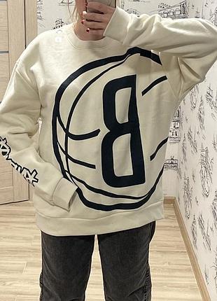 Чоловічий світшот hollister nba brooklyn nets