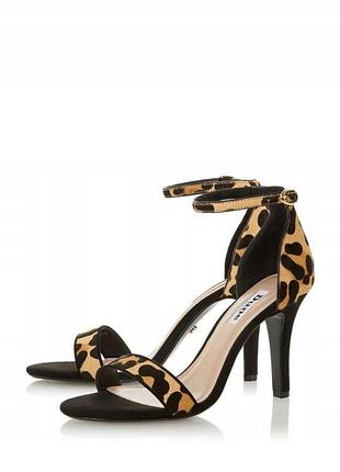 Жіночі стильні леопардові босоніжки