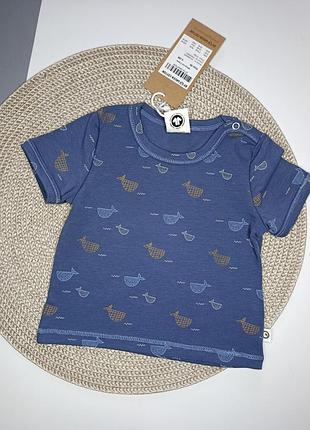 Футболка на хлопчика 0-3 місяці (56/62 см).