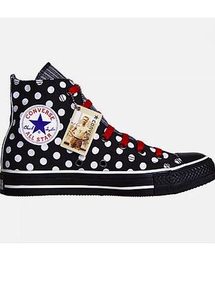 Кеды converse cotton chuck eu 36 polka dots черные chuck taylor all star ограниченная серия горох платформа