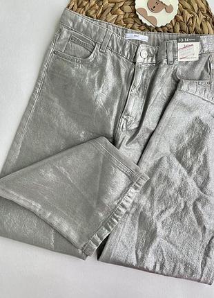 Якісні сріблясті джинси 3