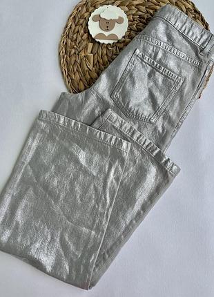 Якісні сріблясті джинси 2