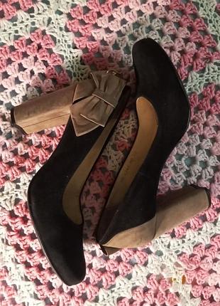 Туфлі з натуральної замші "stepter" (р. 38). стан дуже гарний!