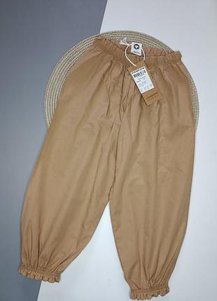 Летние брюки, брюки -карго на девочку 3-4 года (98/104 см).