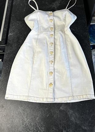 Новый джинсовый сарафан mango m/l