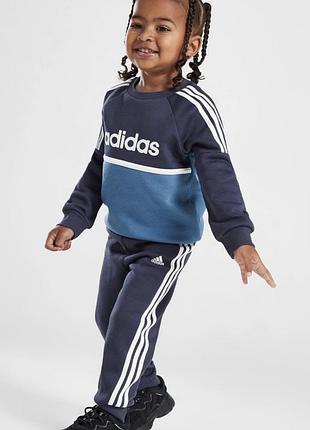 Спортивний костюм утеплений на флісі з бавовняного трикотажу (унісекс) adidas (оригінал)