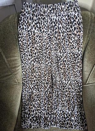 Летние брюки леопардовые sinsay